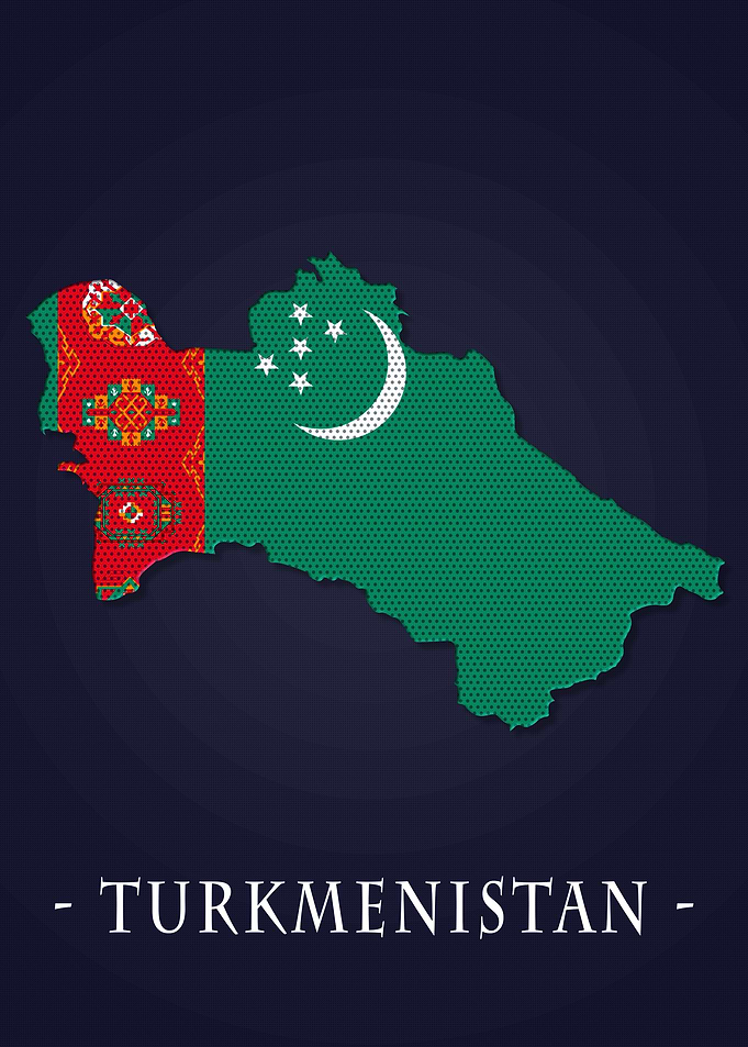 Map County Turkmenistan
