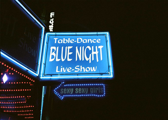 dance blue night