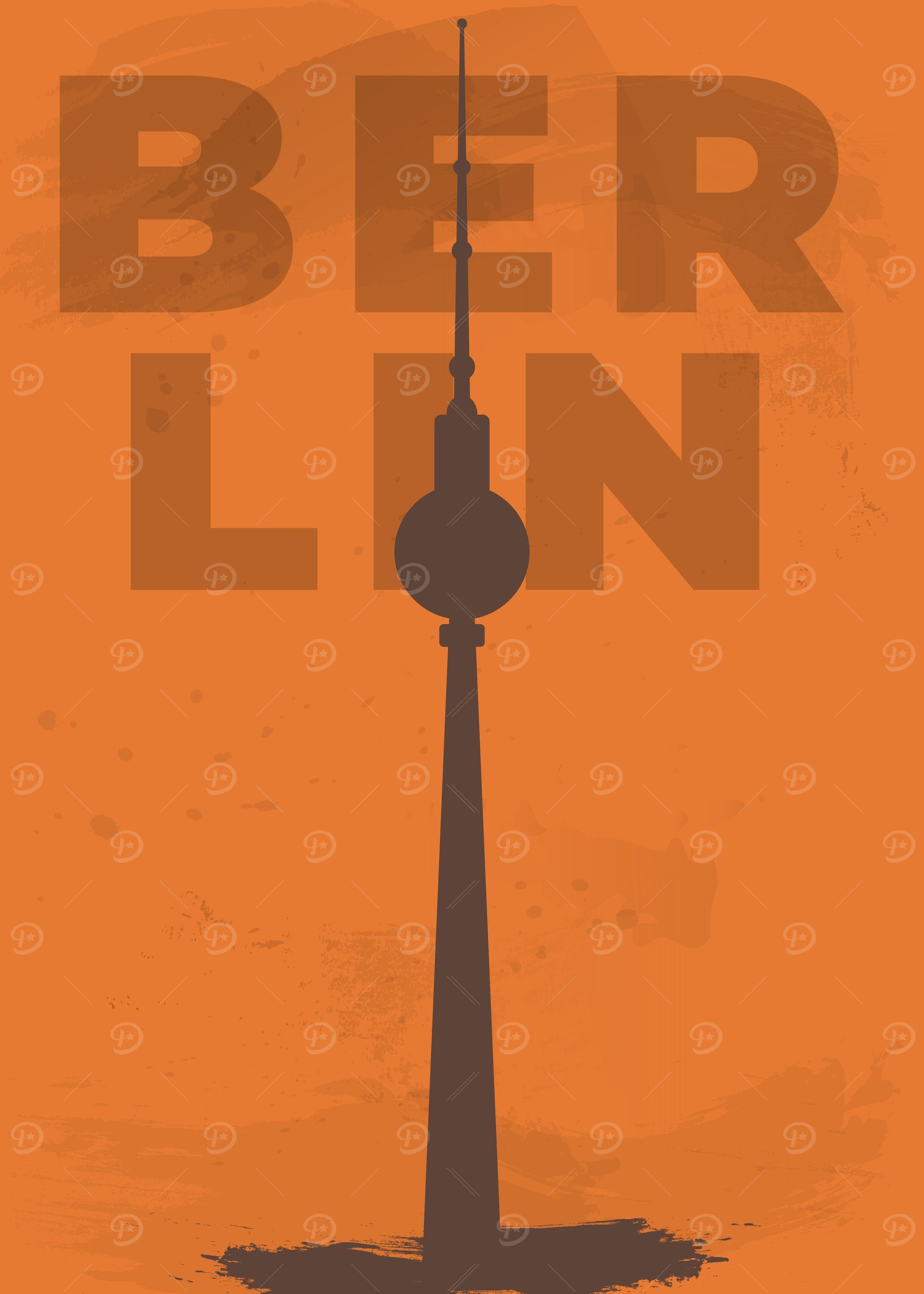 berlin city poster