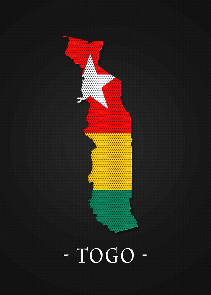 Map County Togo
