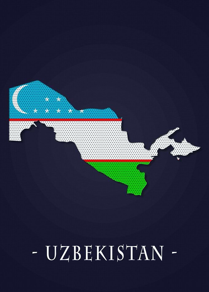 Map County Urbekistan