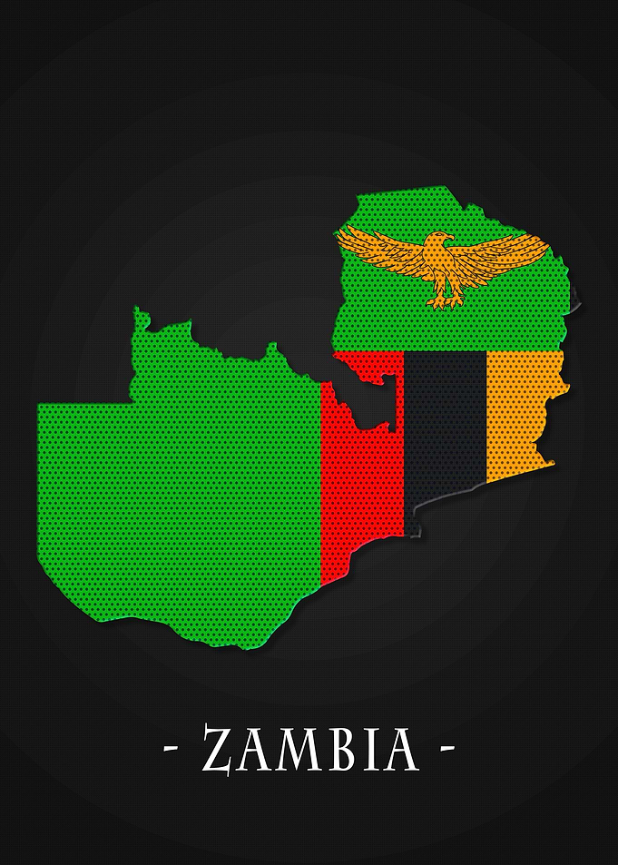 Map County Zambia