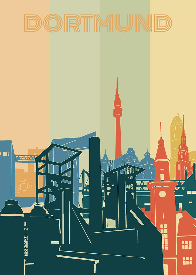 dortmund city retro