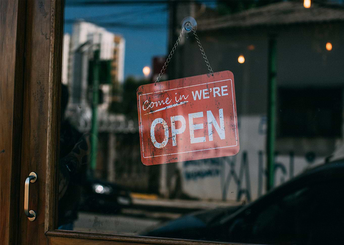 were open