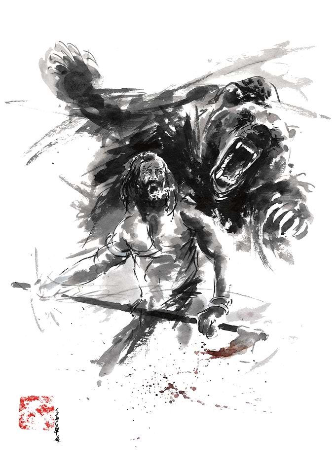 Viking warrior berserker