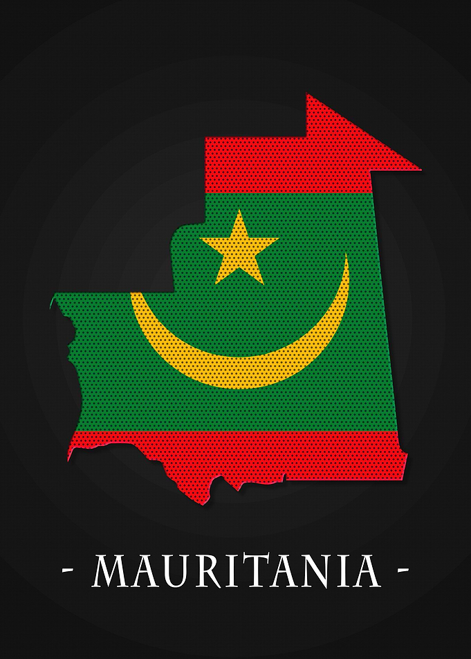 Map County Mauritania