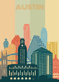 austin city retro