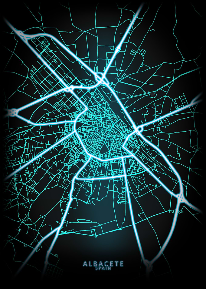 Albacete Spain City Map