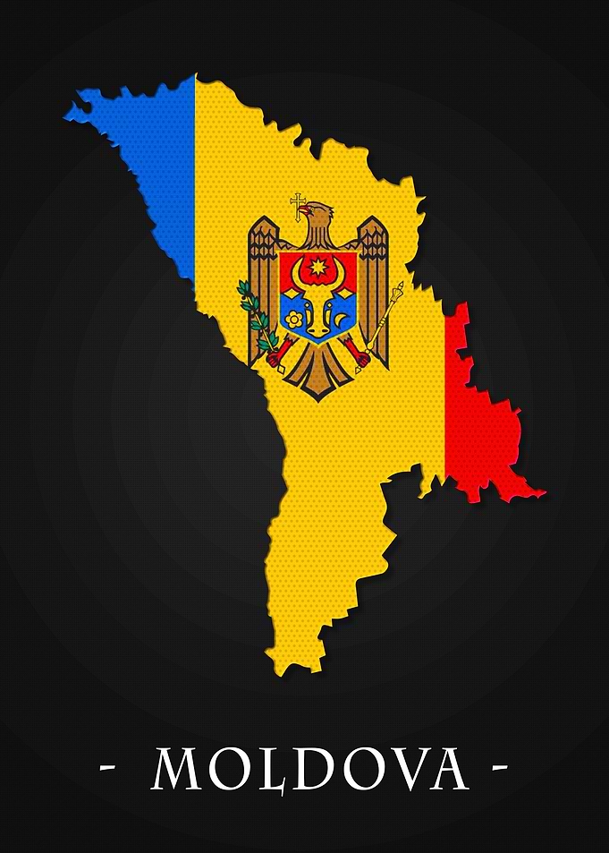 Map County Moldova