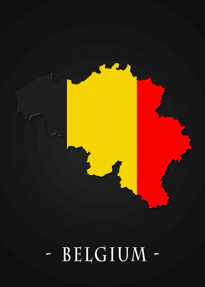 Map County Belgium