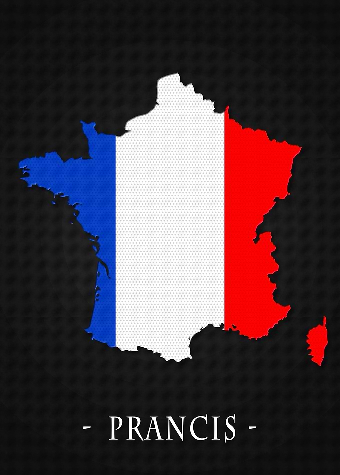 Map Country Prancis