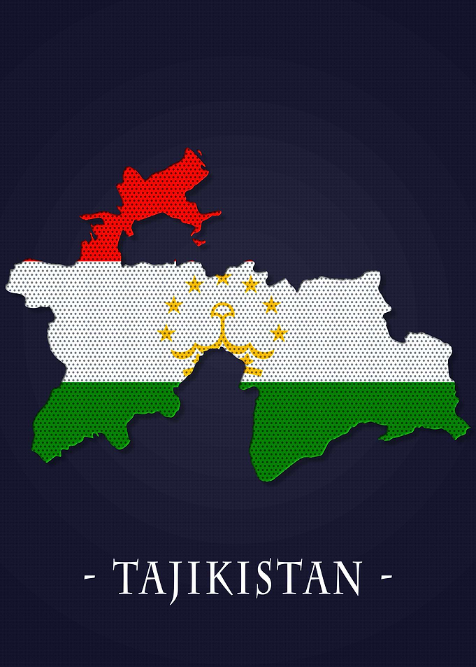 Map County Tajikistan