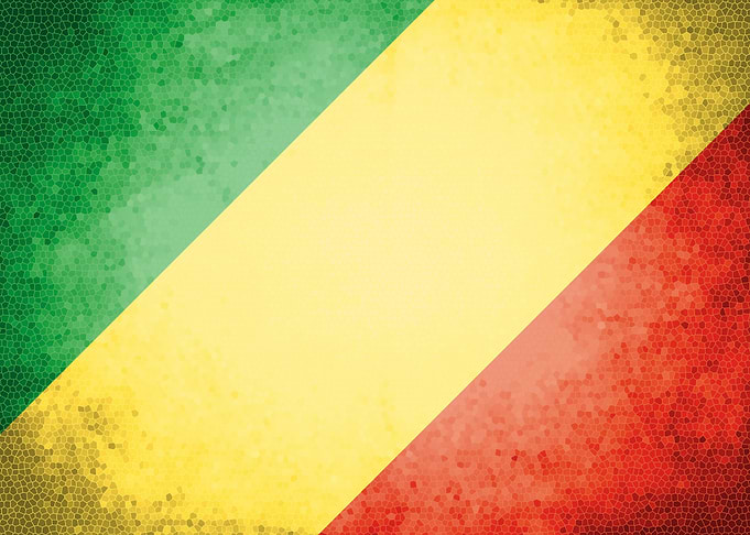 Congo vintage flag