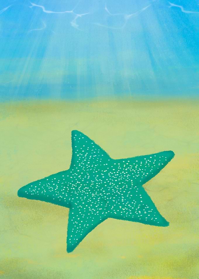 Starfish underwater