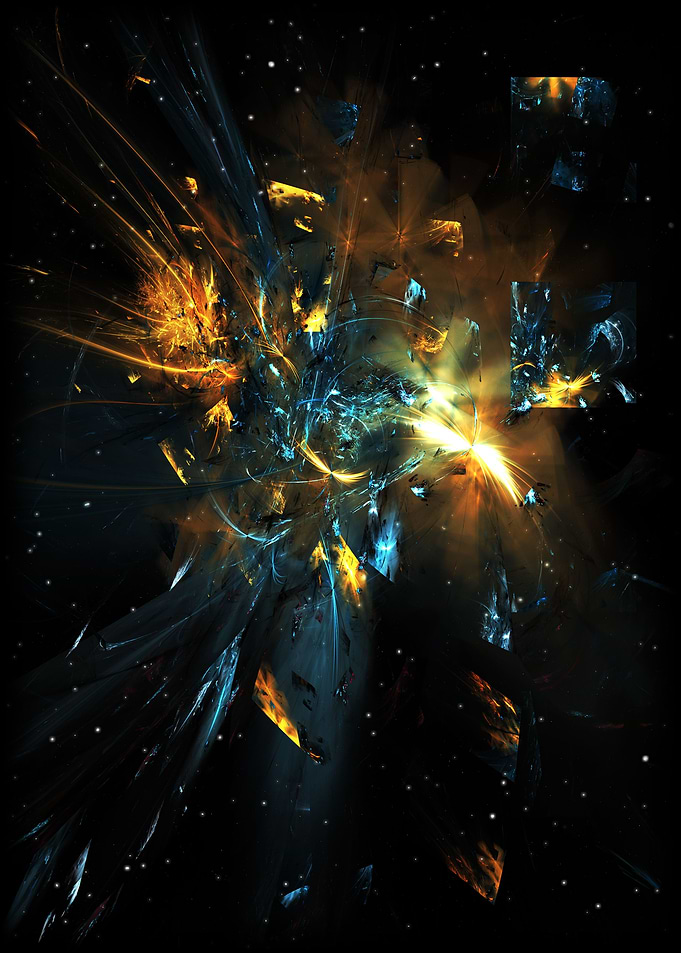 Exploded starship