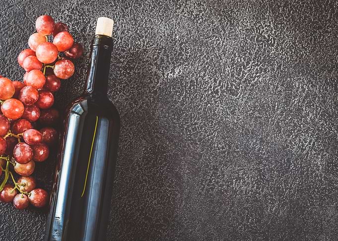 Bottle of red wine