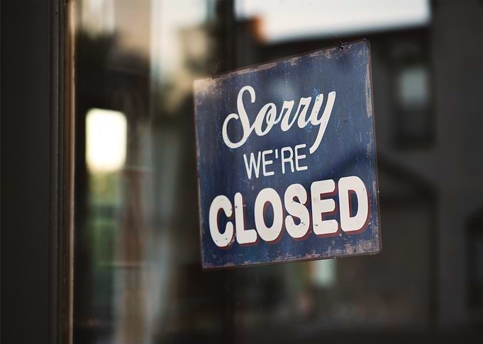 sorry were closed