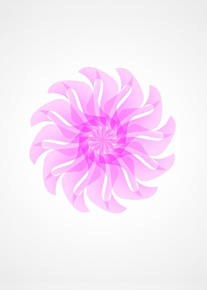 pink wind propeller
