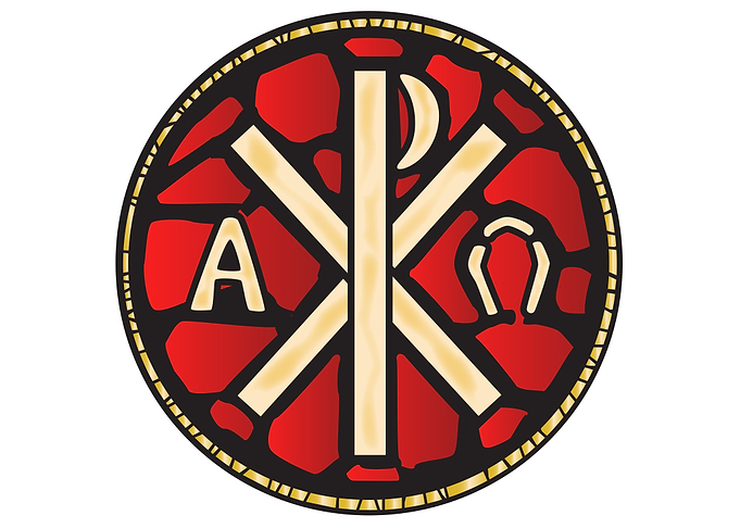 Alpha Omega Glass Window