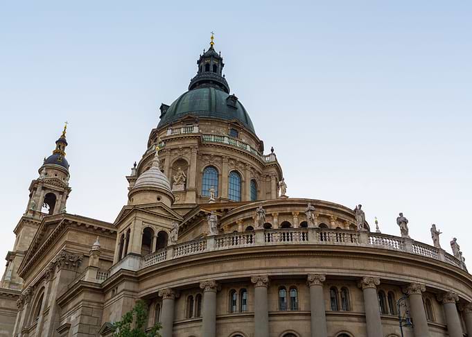 A lovely view of Budapest