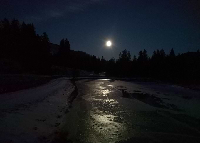 Moon and Ice