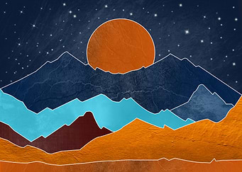 abstract mountain