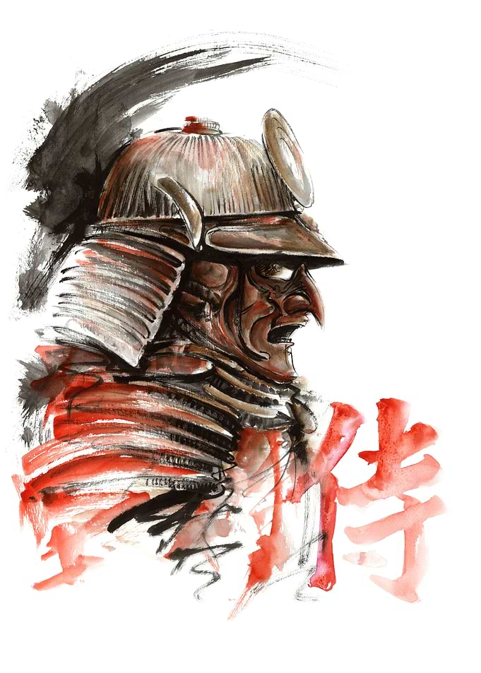 Samurai warrior poster