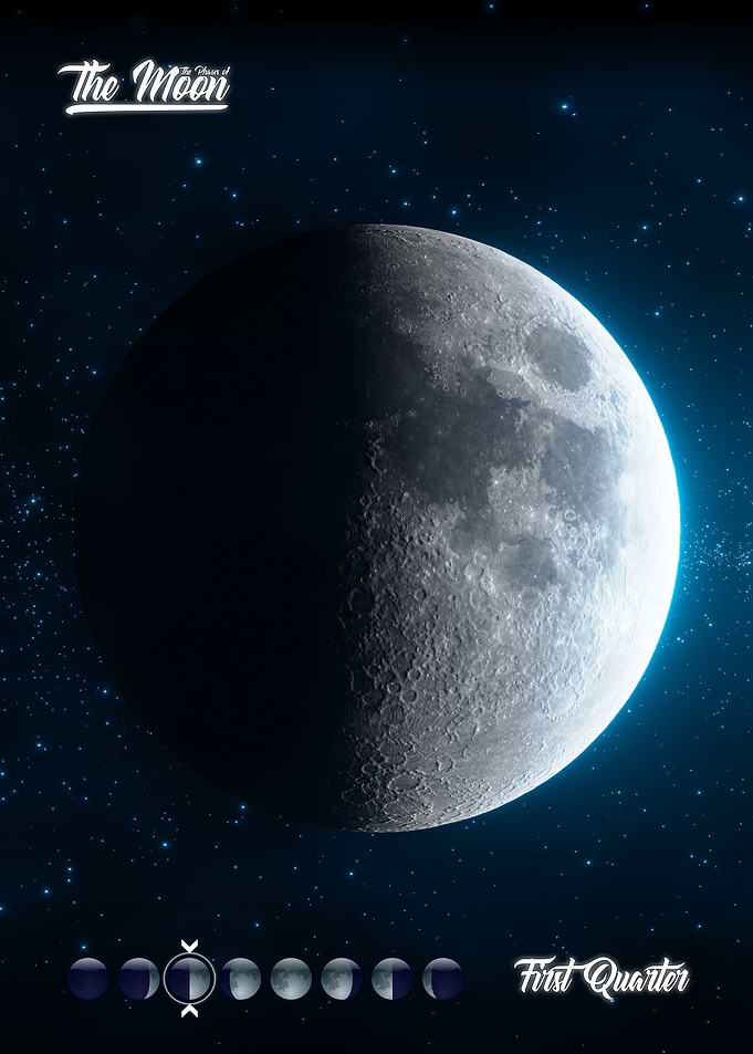 Moon Phase First Quarter