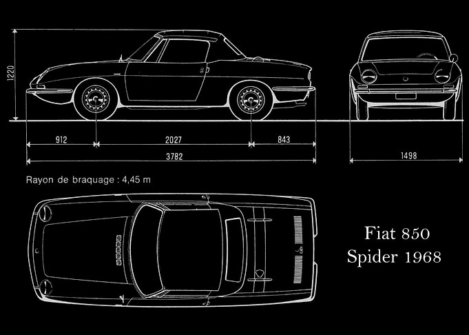 Fiat 850 Spider 1968