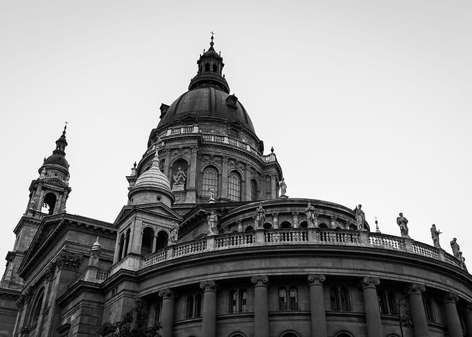 A lovely view of Budapest