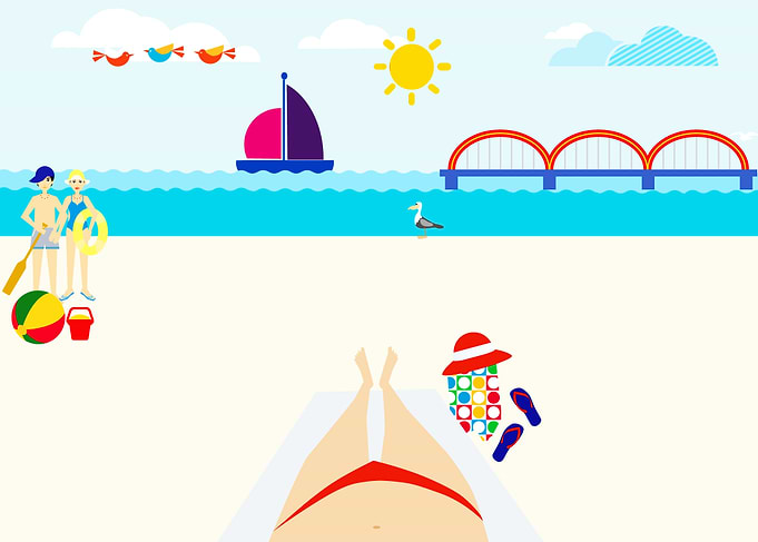Sea and beach