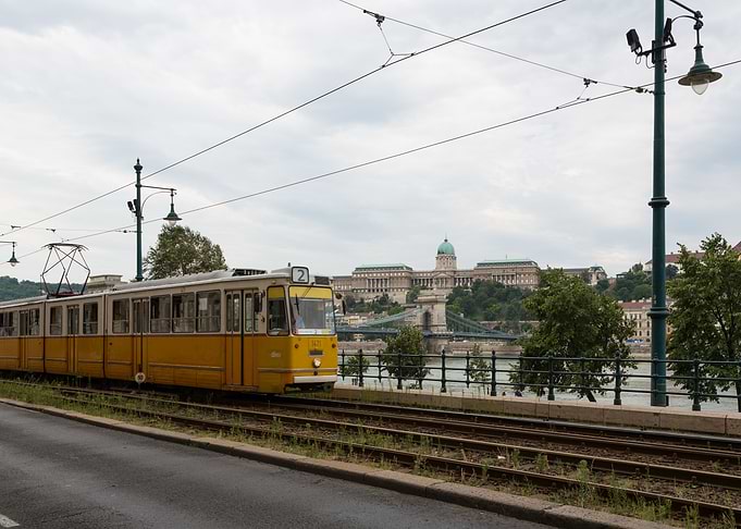 A lovely view of Budapest