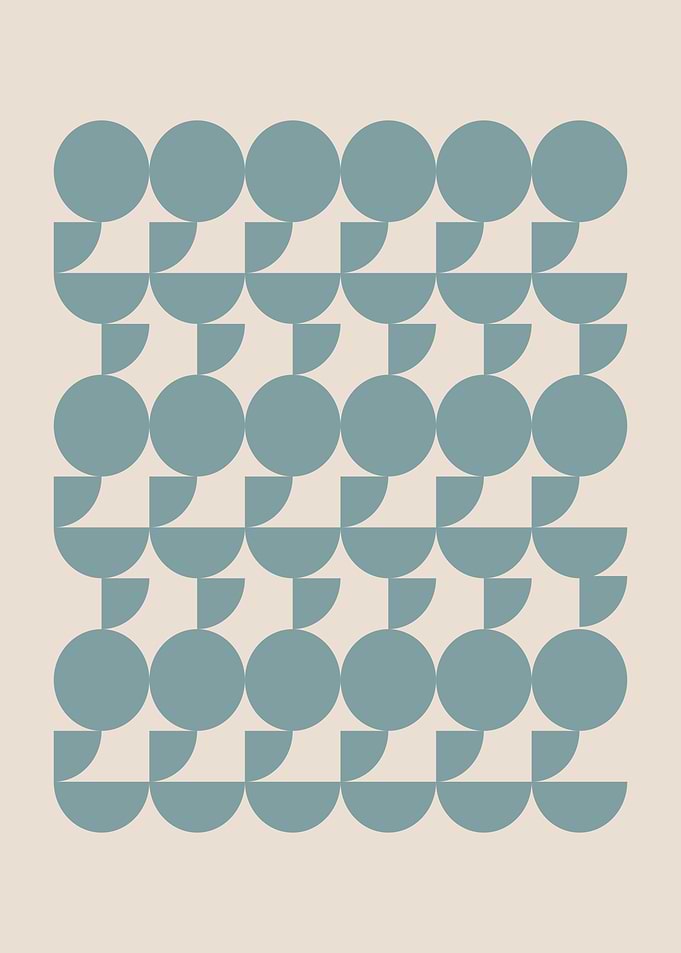 Shapes in Blue