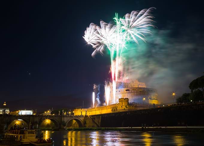 Fireworks over Rome