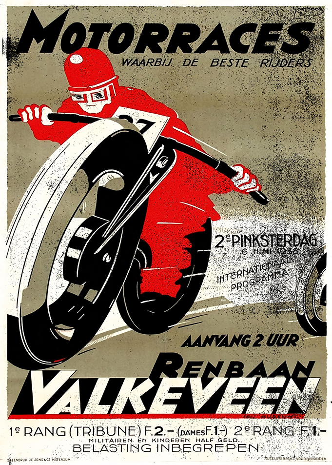 Motorraces 6 Juni 1938 Valkeveen