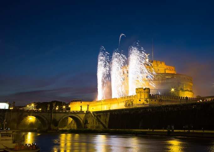 Fireworks over Rome