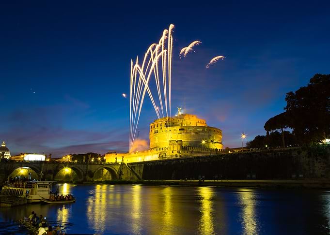 Fireworks over Rome
