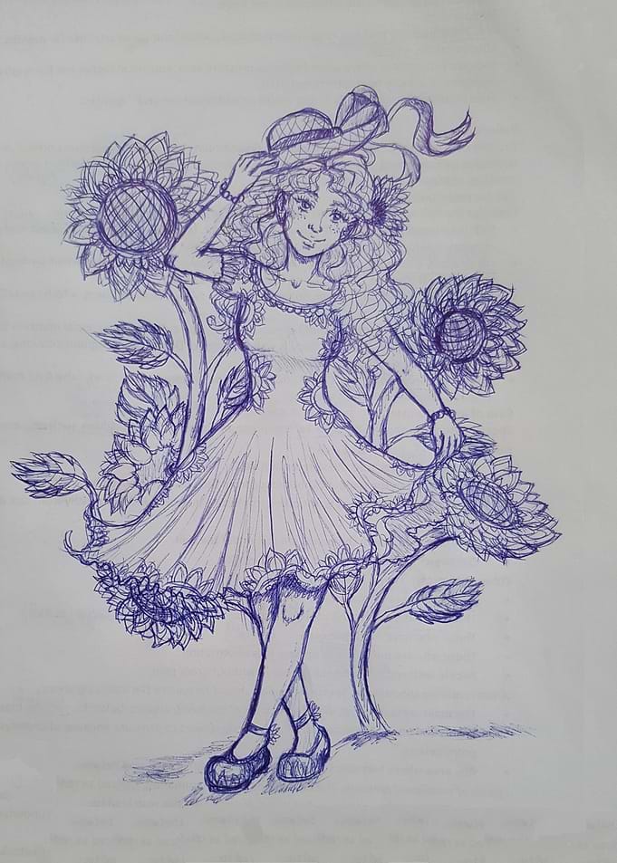 Sunflower girl