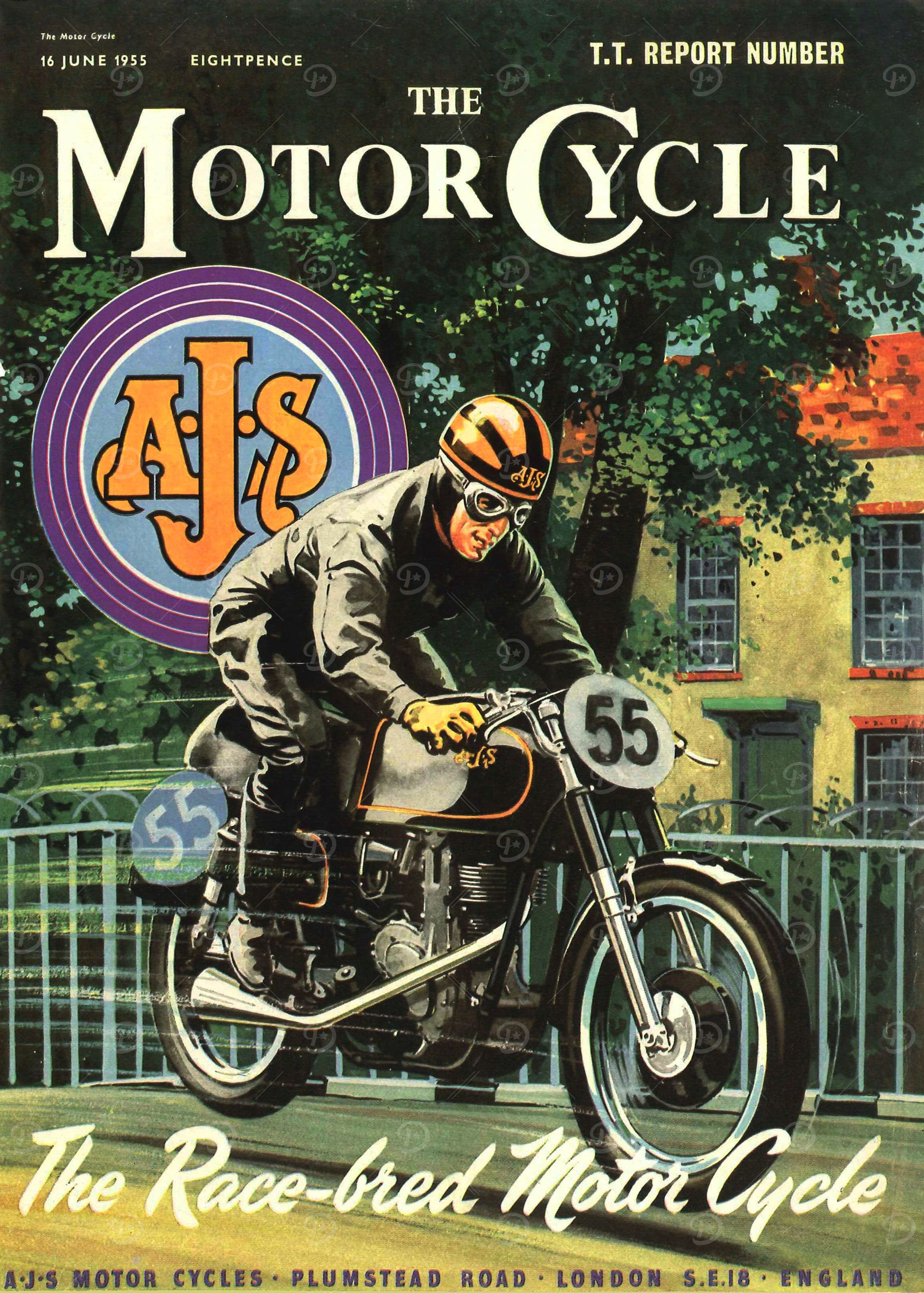 The Motor Cycle London 1955