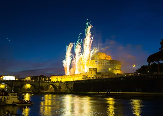 Fireworks over Rome