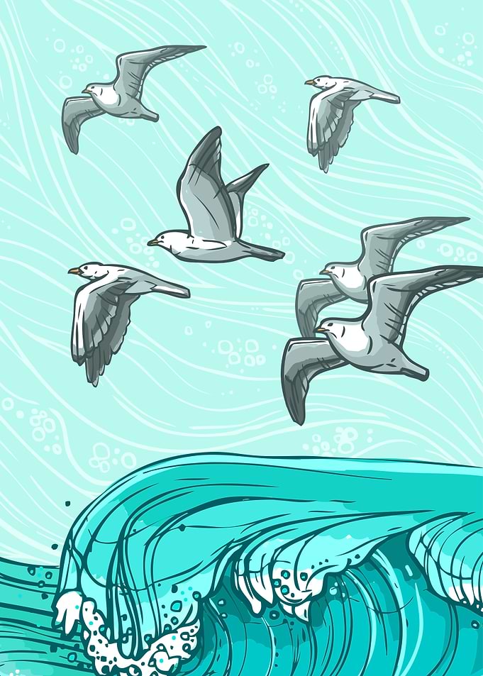 Sea waves