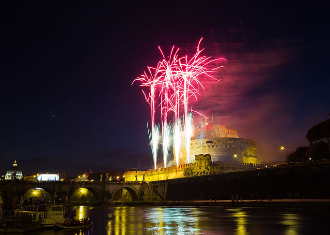 Fireworks over Rome