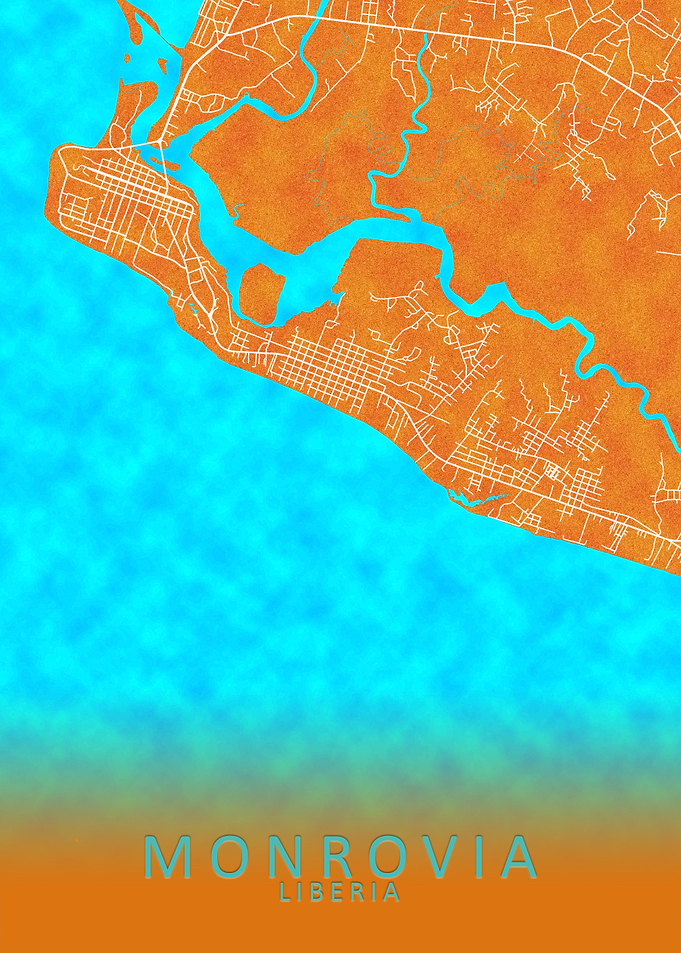 Monrovia Liberia City Map