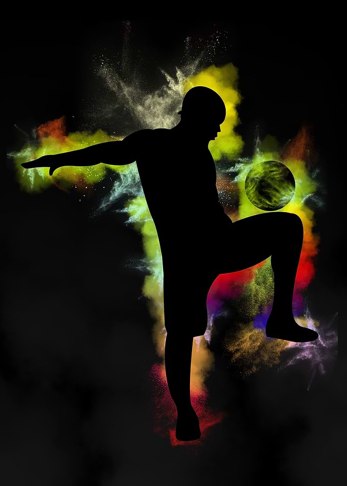 Freestyle football art