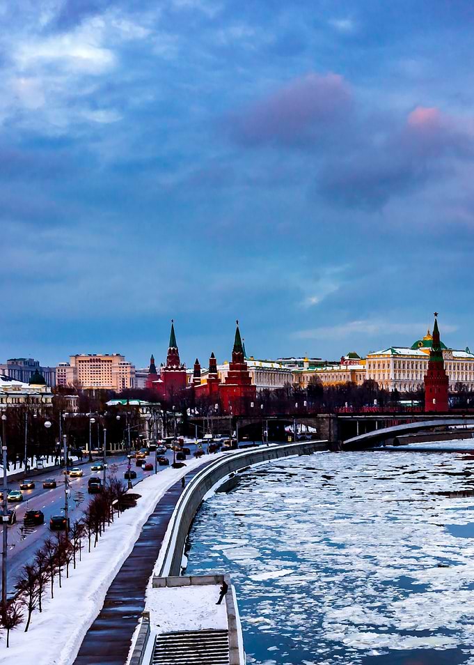 The Kremlin And Boat Left