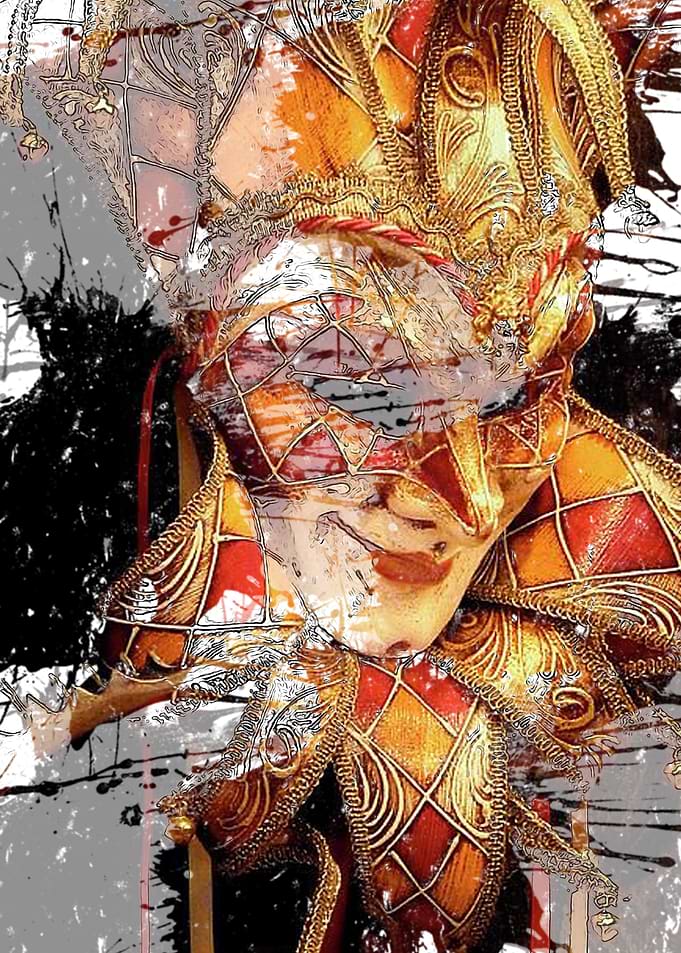 Mask Red Clown