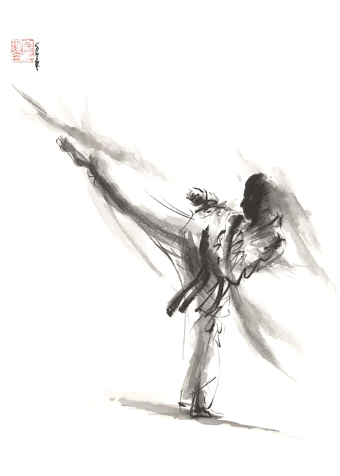 Karate kyokushin poster
