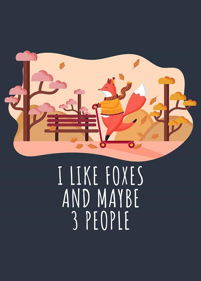 I LIKE FOXES AND 3 PEOPLE