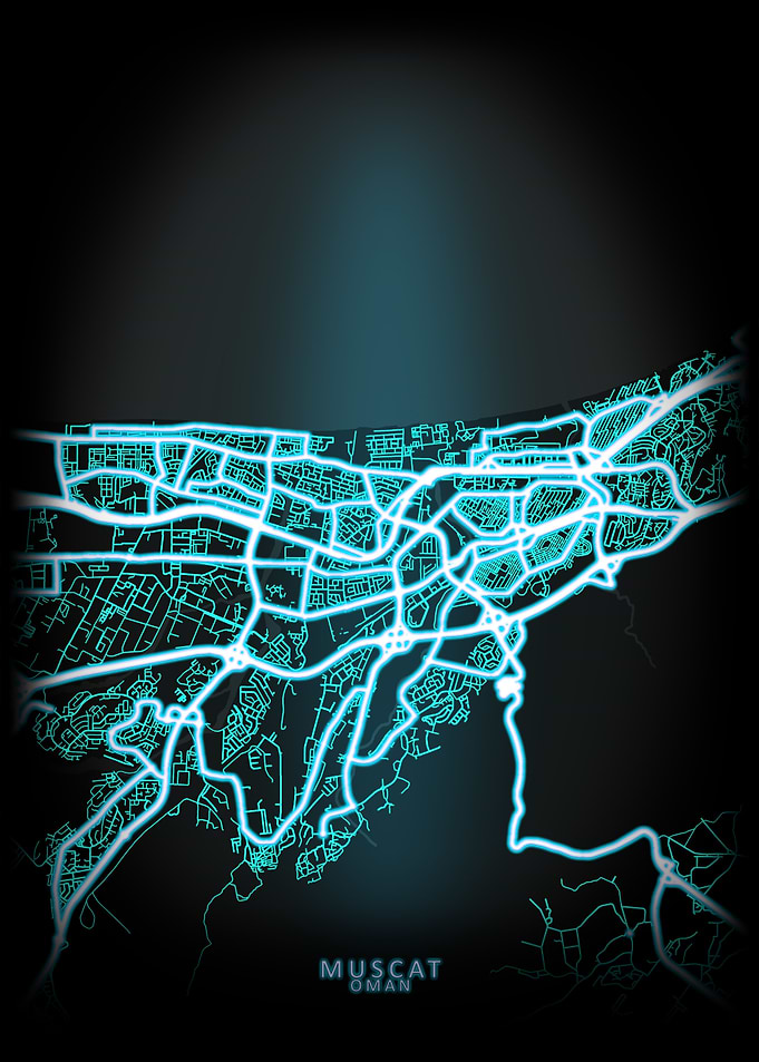 Muscat Oman City Map
