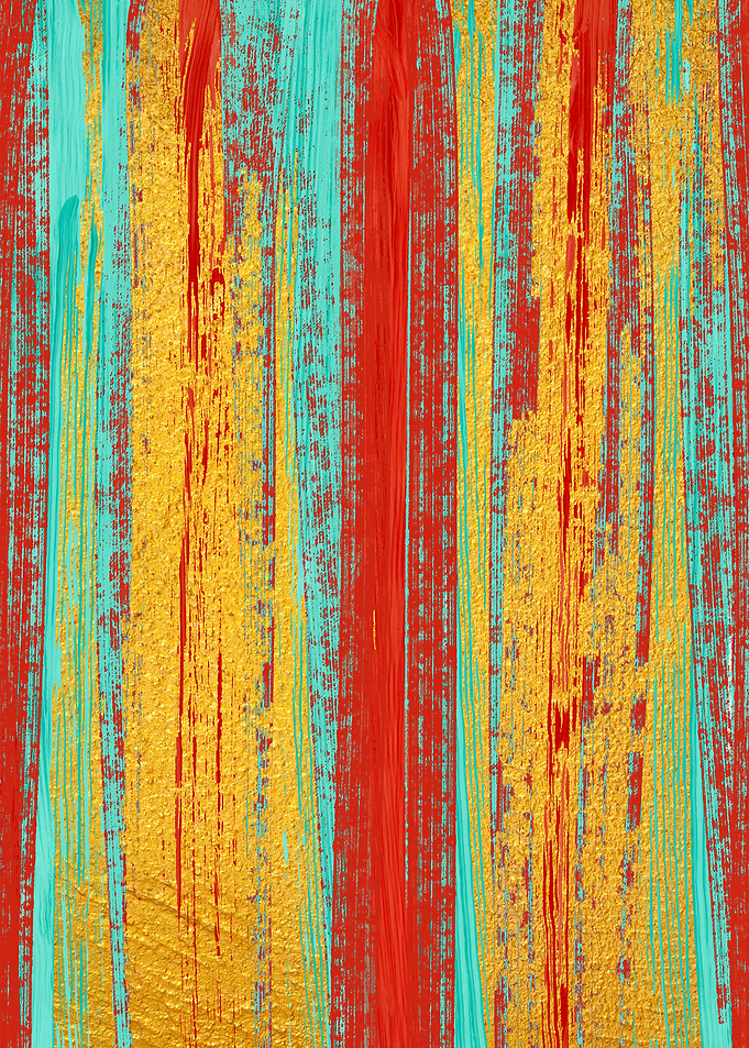 Colored Brush Gold Foil 16